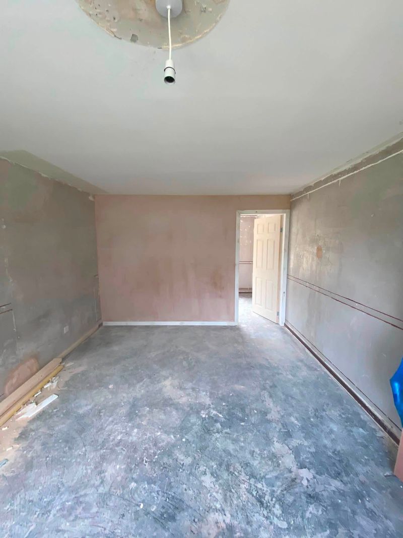 The second room created by the new wall